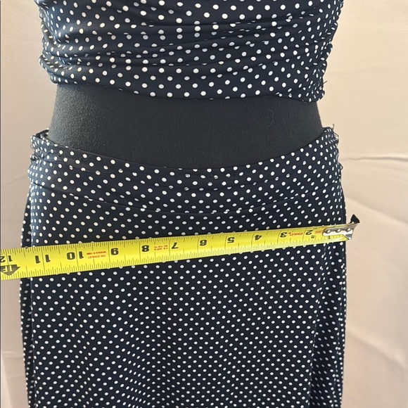 Two piece polka dot skirt and top set. XS. Pre-loved. - Picture 9 of 10